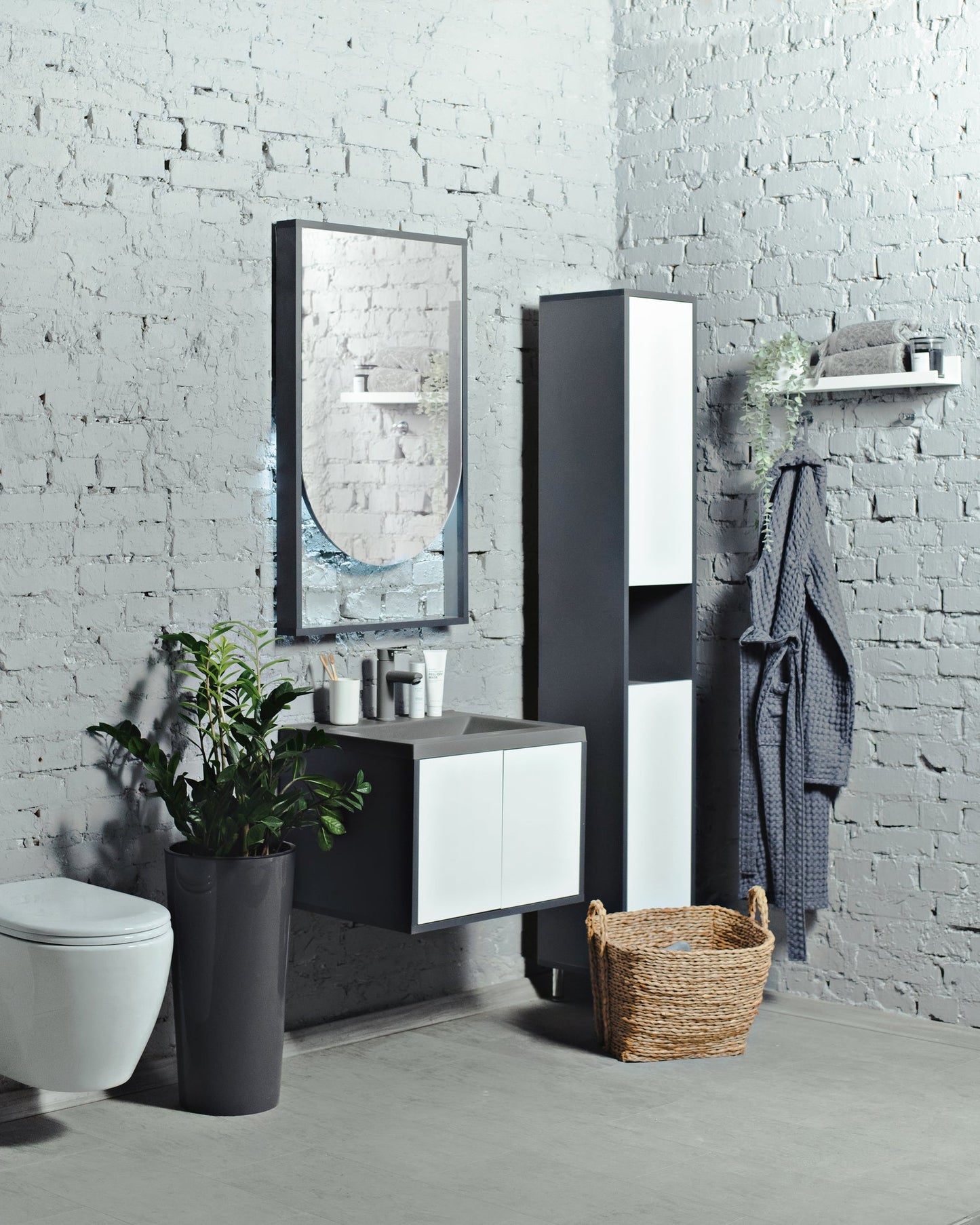 Dulap baie 152 NEO U 300x1900