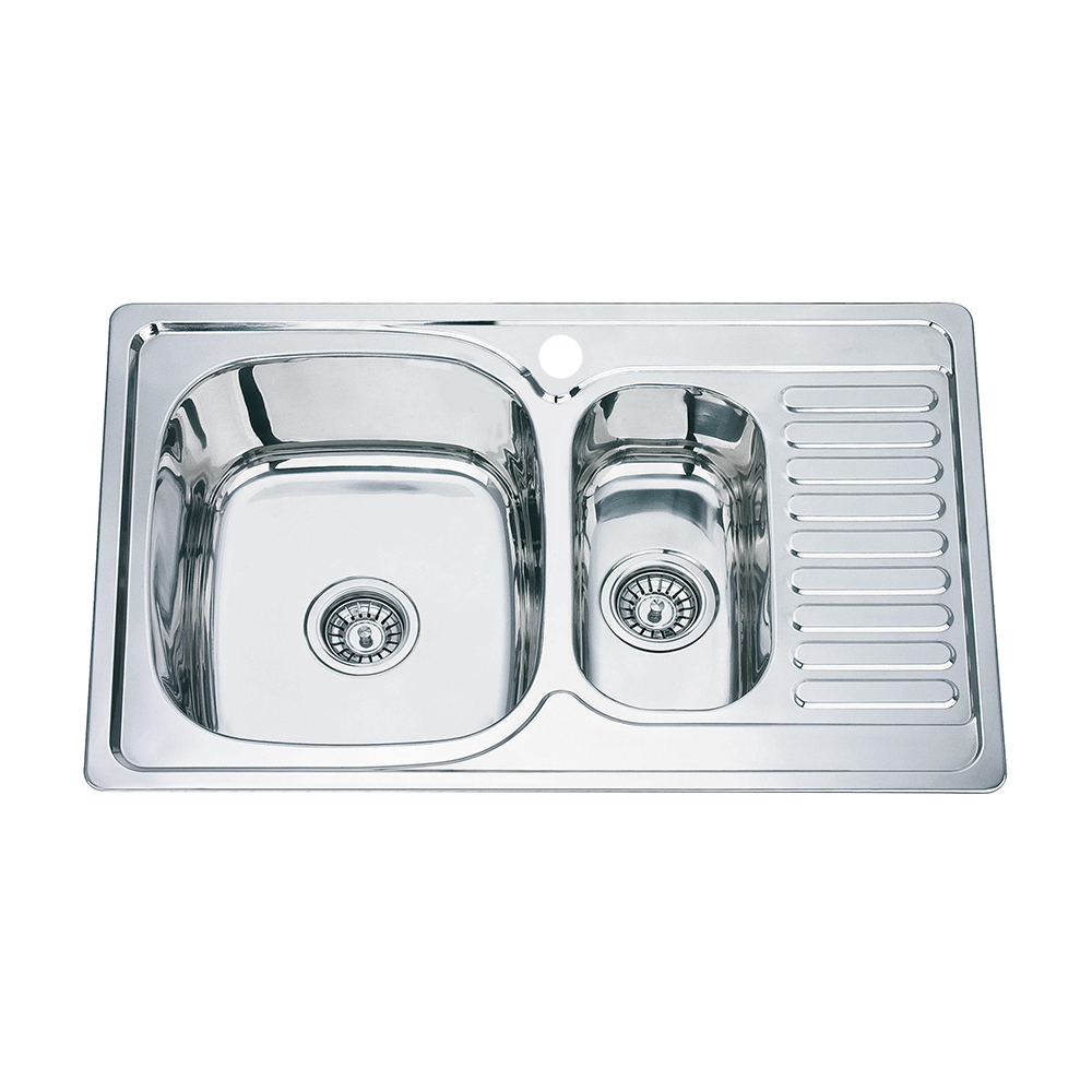 Chiuvetă inox 78 х 50 / 15 мм - aquatoria