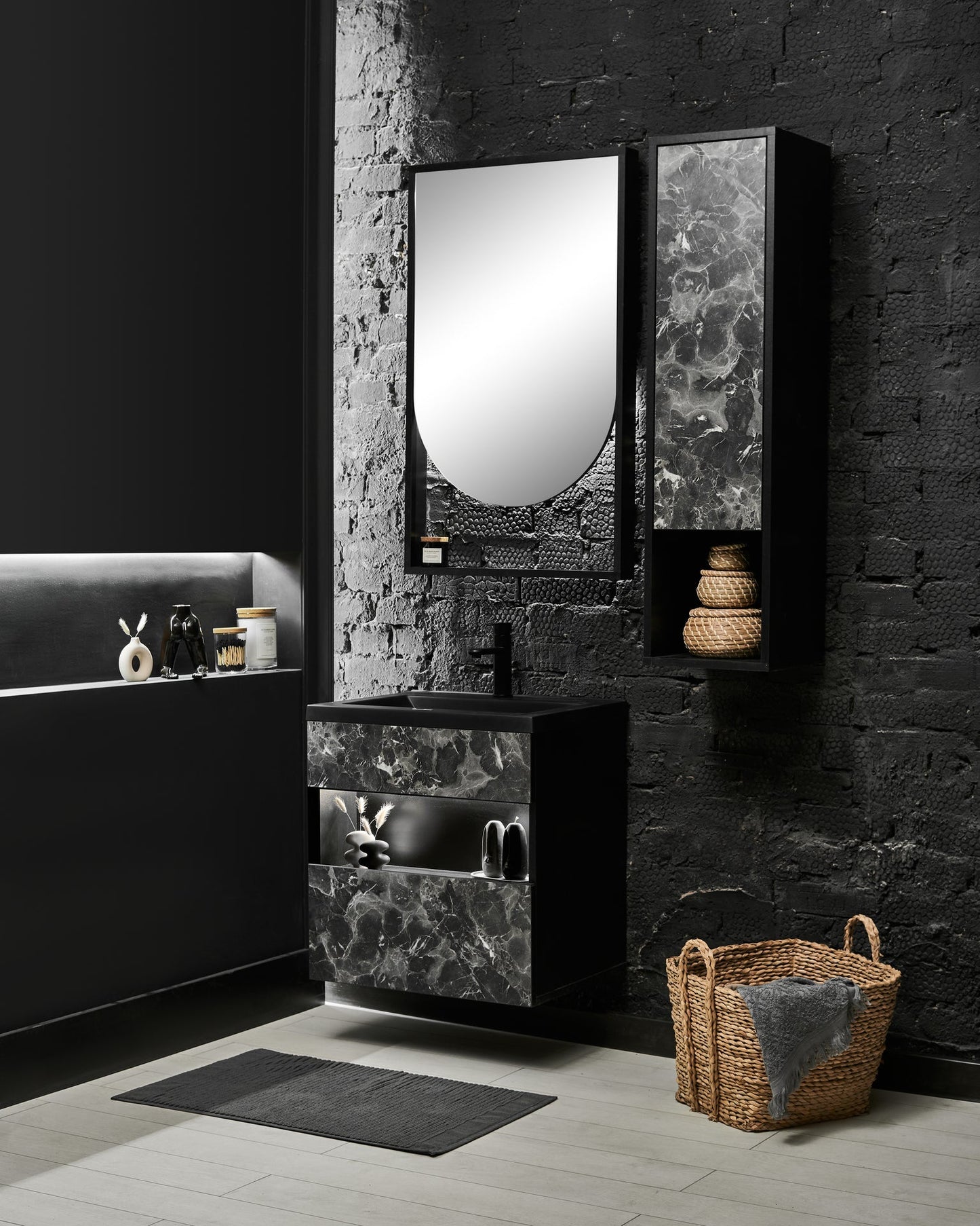 Set (4 în 1) 55.01 NERO 600x460 LED