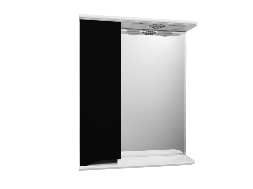 Oglindă 600 Classic negru - aquatoria