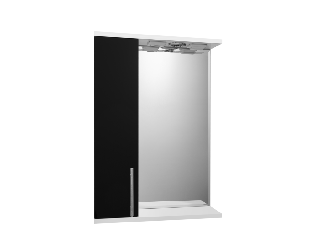 Oglindă 600 panel negru - aquatoria